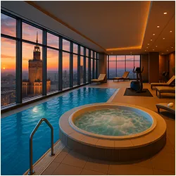 InterContinental Hotel Warszawa - Zapierający dech w piersiach widok na miasto